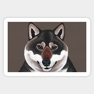 Timber Wolf Portrait Sticker